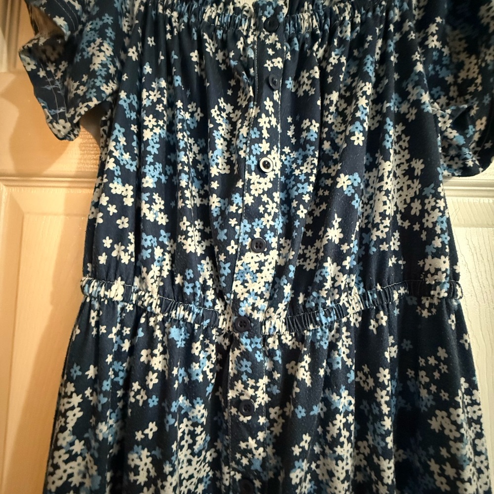 Floral Button-Up Dress